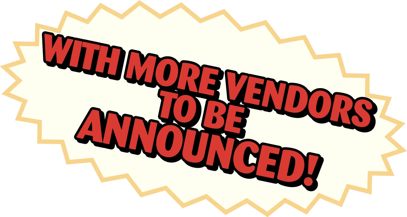 With more vendors to be announced!